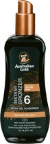 Australian Gold SPF 6 Spray Gel met Bronzer - 237 ml - zonnebrandcrème