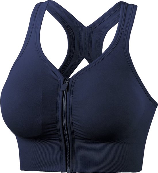 ATTENTION Taille plus petite - Soutien-gorge de sport - Soutien-gorge de Fitness - Soutien-gorge de sport avec fermeture éclair - Soutien-gorge de sport fermeture avant - Soutien-gorge de sport choc - Soutien-gorge de compression Anita - YOGA -