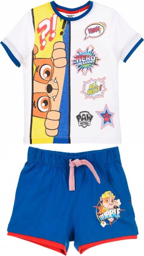 Nickelodeon - Paw Patrol - jongens - pyjama shortama PAW Patrol - maat 98