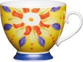 mok Bone China 400 ml porselein geel