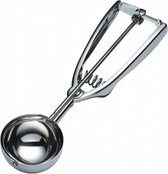 ijsschep Deluxe 5,6 cm RVS zilver