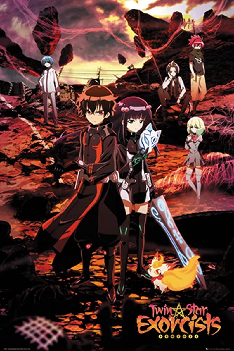 Posterpoint Twin Star Exorcists poster - Japans - Manga - Anime - 61 x 91.5 cm multi