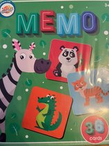 Memory spel dieren - Kaartspel – 36 Kaarten - kinderspellen - dieren spel memory