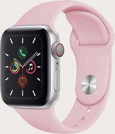 Innerlight® Siliconen Apple Watch Bandje - Roze - 42/44/45 mm - Series 1 2 3 4 5 6 SE - Geschikt voor Apple Watch
