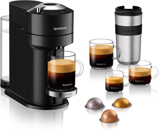 Krups Nespresso Vertuo Next XN9108 - Koffiecupmachine - Zwart
