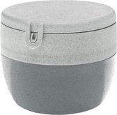 lunchbox Bentobox 13 x 12 x 10 cm grijs 3-delig