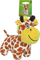Boon hondenspeelgoed giraffe pluche met piep, 20 cm.