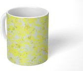 Mok - Koffiemok - Patronen - Camouflage - Geel - Mokken - 350 ML - Beker - Koffiemokken - Theemok