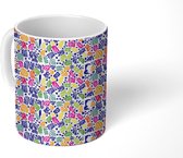 Mok - Patroon - Kunst - Regenboog - Matisse - Mokken - 350 ML - Beker - Uitdeelcadeautjes