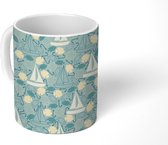 Mok - Koffiemok - Patronen - Jongens - Boten - Kinderen - Mokken - 350 ML - Beker - Koffiemokken - Theemok