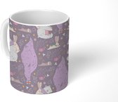 Mok - Koffiemok - Jongens - Design - Dieren - Mokken - 350 ML - Beker - Koffiemokken - Theemok