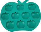 IJsblokjes vorm Appels - Turquoise - Siliconen - 17 x 13 x 2 cm - IJs vorm - Vormpje - IJsklontjes