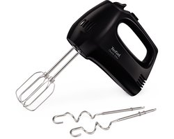 Tefal Quick Mix HT3108 - Handmixer - 5 Snelheden en Turbofunctie - Met Deeghaken en Gardes - Compact - 300W - Zwart