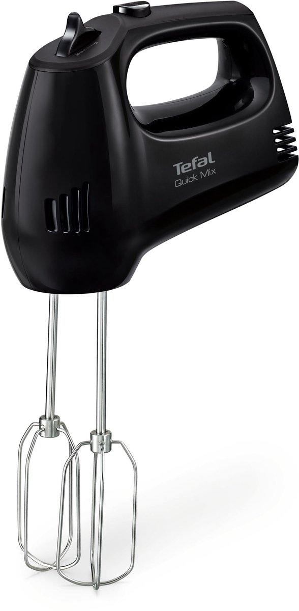 Tefal Quick Mix HT3108 - Handmixer - 5 Snelheden en Turbofunctie - Met Deeghaken en Gardes - Compact - 300W - Zwart van Merkloos — afbeelding 4