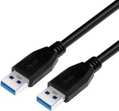 Qost - USB-A 3.0 naar USB-A 3.0 - 1M - Datakabel - USB Verlengkabel - Vergulde contacten