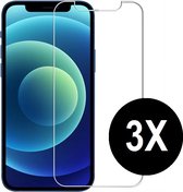 iPhone 12 screenprotector - Beschermglas - iPhone 12 Pro screenprotector - glasplaatje met open notch - 3 stuks