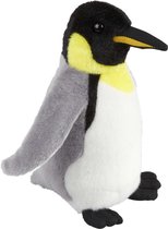 Pluche knuffel dieren Konings Pinguin vogel van 18 cm - Speelgoed knuffels pooldieren - Leuk als cadeau voor kinderen