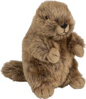 Pluche Berg Marmot knuffel van 18 cm - Dieren speelgoed knuffels cadeau - Knuffeldieren/beesten