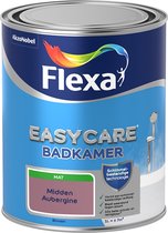 Flexa Easycare Muurverf - Badkamer - Mat - Mengkleur - Midden Aubergine - 1 liter