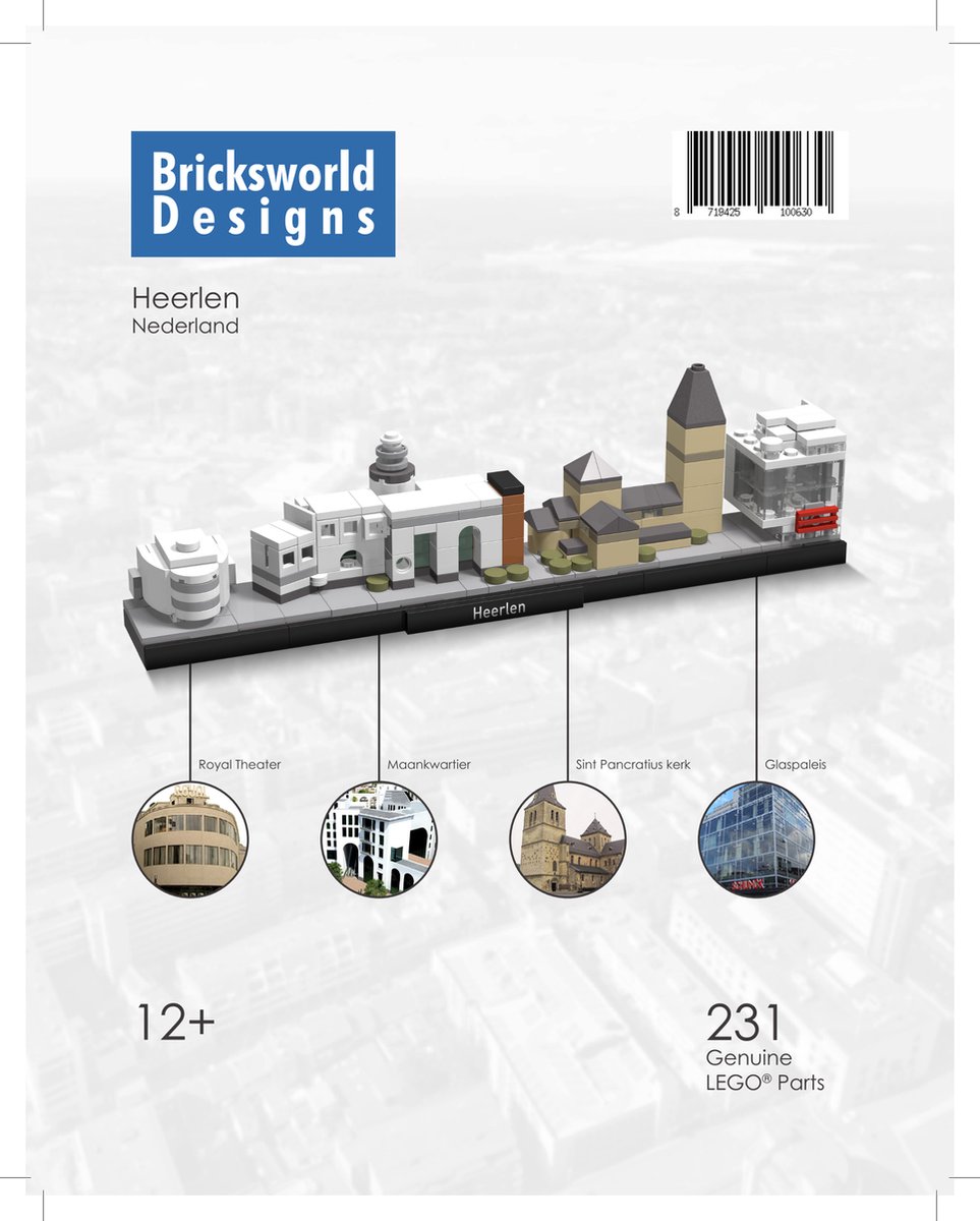 Bricksworld BOC-SKY-HRL BOC Architectuur Skyline Heerlen (NL) modules Royal  Theater,... | bol.com