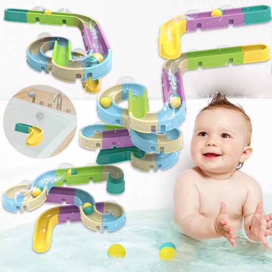 Overzicht verkorten Goedaardig 60 delig Baby Badspeelgoed | Waterval Glijbaan Spelletjes | Waterglijbaan  Kinderbad... | bol.com