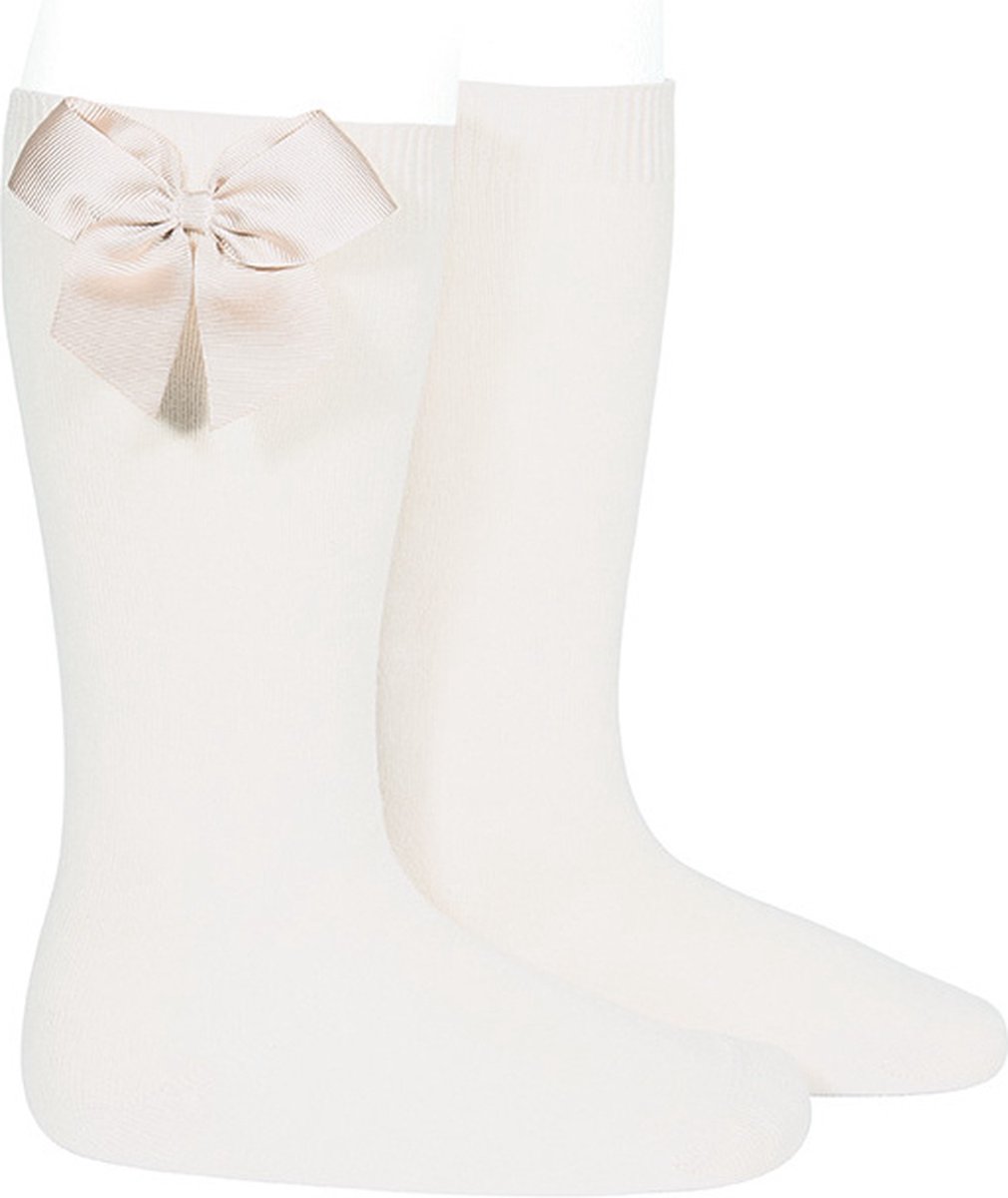 Cóndor Kniekous Met Grosgrain Strik | 2482/2| Off White | 35-38 | maat 10