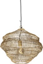 QAZQA vadi - Oosterse Hanglamp - 1 lichts - Ø 450 mm - Goud/messing -  Woonkamer | Slaapkamer | Keuken