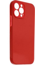 oTronica TPU Backcover voor Apple iiPhone 13 Pro Max glitter hoesje - Rood