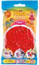 Hama Strijkkralen Rood 1000 Stuks