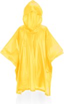 Regenponcho - Regenjas - Regenkleding - Kinderen - Jongens - Meisjes - Herbruikbaar - One-size - PVC- geel