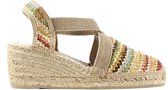 Toni Pons Terra-MA dames espadrille met sleehak - Multi - Maat 35