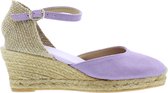 Toni Pons Lloret-5 Dames Espadrilles Lila | Paars | Suède | Maat 37