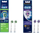 ORAL-B - Opzetborstels - CROSS ACTION + 3D WHITE - Elektrische tandenborstel borsteltjes - Voor een stralend gebied - COMBIDEAL