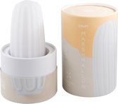 Masturbator - Marshmallow - Extra Zacht - Stretch - Flexibel - Luxe Verpakking - Maxi - Syrupy - Wit