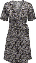 ONLY ONLMAY S/S AOP WRAP DRESS JRS Dames Jurk - Maat S