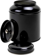 Theeblik losse thee - Zonder thee - Zwart - 125 gram