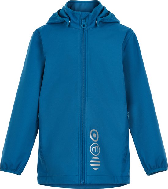 Minymo - Softshell jas voor kinderen - Donkerblauw - maat 140cm