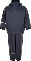 CeLaVi - Basic regenpak voor kinderen - Gerecycled - Dark Navy - maat 110cm