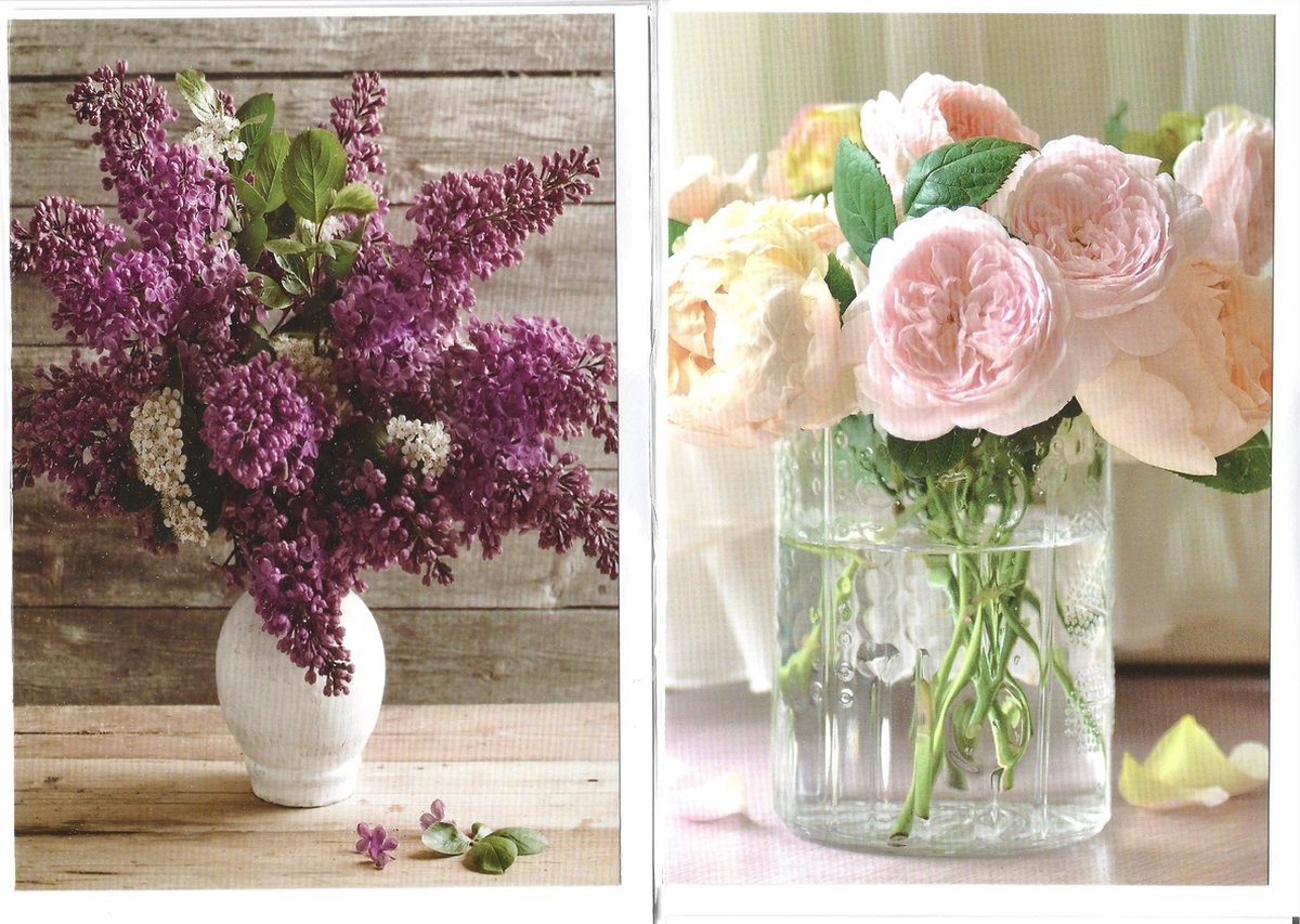 Blanco kaarten. Wenskaart met enveloppen. 10 stuks
