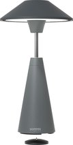 Sompex Tafellamp Move | Antraciet | Led - indoor / outdoor voor binnen en buiten - in hoogte verstelbaar met oplaadstation USB om draadloos op te laden