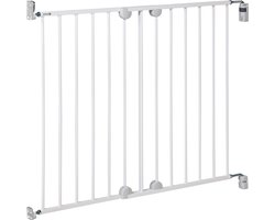 Safety1st Wall Fix Traphekje - Uitschuifbaar - 62 t/m 102 cm - Schroefbevestiging - Metal White