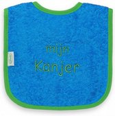 slabber Mijn kanjer 40 cm katoen blauw/groen