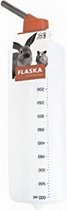 kooifles Flaska knaagdier 600 ml rvs oranje