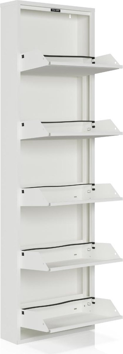 Schoenenkast Bodi 5-vaks Wit