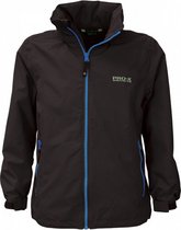 regenjas Finn junior polyester zwart maat 176