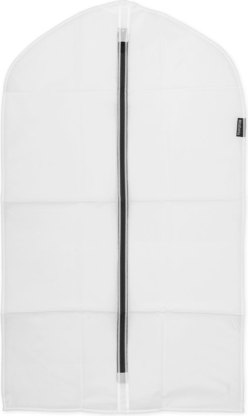 Brabantia Housse de protection pour vêtements M 60x100 cm, set de 2 - White / Grey