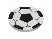 notitieboek voetbal jongens 8 cm papier zwart/wit