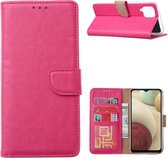 Samsung Galaxy A12 (SM-A125F) - Bookcase Roze - Portefeuille - Magneetsluiting