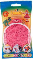 Hama Strijkkralen Roze Transparant 1000 Stuks