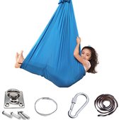 Hangmat - Sensorische Hangschommel Voor Kinderen - Indoor & Outdoor - Schommel - 1 Meter - Lichtblauw